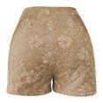 thumbnail image 5 of Endives Women's Dress Short Elegant Print Textured High Waist Straight Leg Shorts Business Casual Outfits for Women, 5 of 5