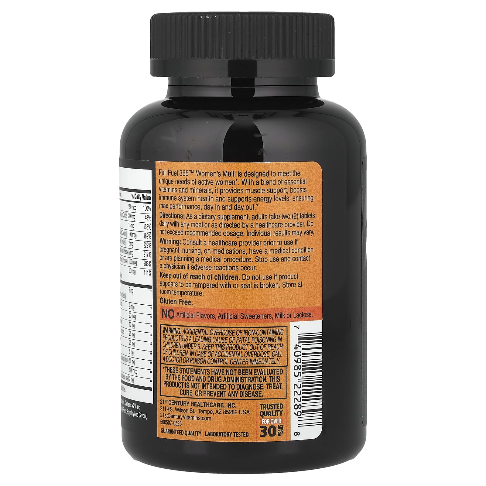 21st Century Full Fuel 365™, Women's Multivitamin, Max Performance, 120 Tablets
