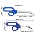 thumbnail image 2 of Unique Bargains 2 Pcs Toenail Scissors for Elderly Thick Nail Cuticle Trimmer Long Handled Manicure Pedicure Tool Blue Stainless Steel, 2 of 6