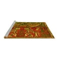 thumbnail image 2 of Ahgly Company Machine Washable Indoor Rectangle Animal Yellow Traditional Area Rugs, 8' x 12', 2 of 4