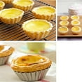 thumbnail image 1 of Egg Tart Mold,HURRISE 10Pcs Aluminum Egg Tart Mold Baking Tools For Cakes 70mm Bakeware Mould Kitchen Pastry Tools, 1 of 9