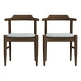 thumbnail image 1 of Ashcroft Mid-Century Modern Dining Chair, Gray Fabric, Kids, Solid, Set of 2, 1 of 5