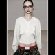 thumbnail image 4 of Cárdigan Corto de Larga con Cuello en V y Abertura Frontal para Mujer, Camisa de Otoño con Botones. S, 4 of 7