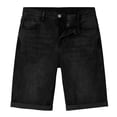 thumbnail image 6 of Viadha Mens Cargo Jean Shorts Casual Workwear Regular Fit Denim Shorts 5 Inch Summer Short Pants with Pockets, 6 of 9