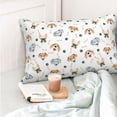 thumbnail image 4 of Kdxio Cotton Pillow Cases 16"x24" Pillowcases,Soft and Breathable Bedroom Pillow Cases-Cute Cartoon Dogs-No Pillow Core, 4 of 5