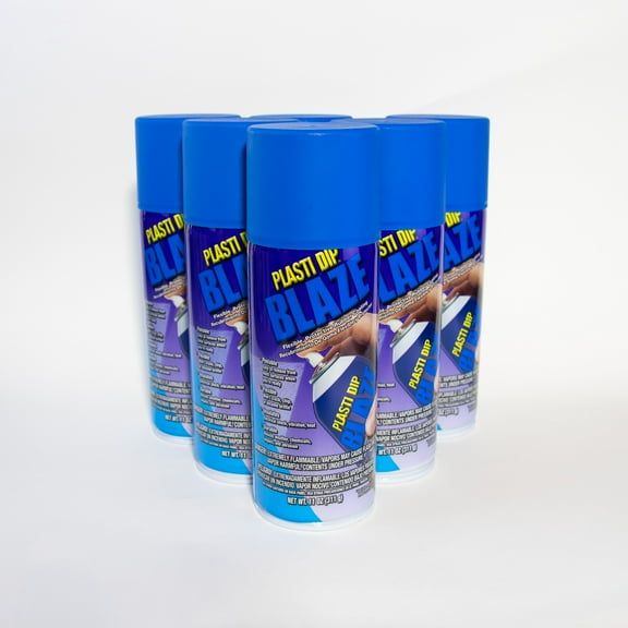 Plasti Dip Matte Blaze Blue Rubberized Spray, 11oz (6 Pack)