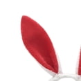 thumbnail image 2 of 5uds. Pascua Lindas Orejas de Conejito Cosplay Diademas Headwear para Mujeres Niñas (+) Blanco Rojo, 2 of 3