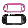 thumbnail image 1 of Hard Case Cover for PS Vita 1000 Perfect Fit Replacement Aluminum Alloy Protective Case Hard for PSV 1000 Game Console Light Red, 1 of 4