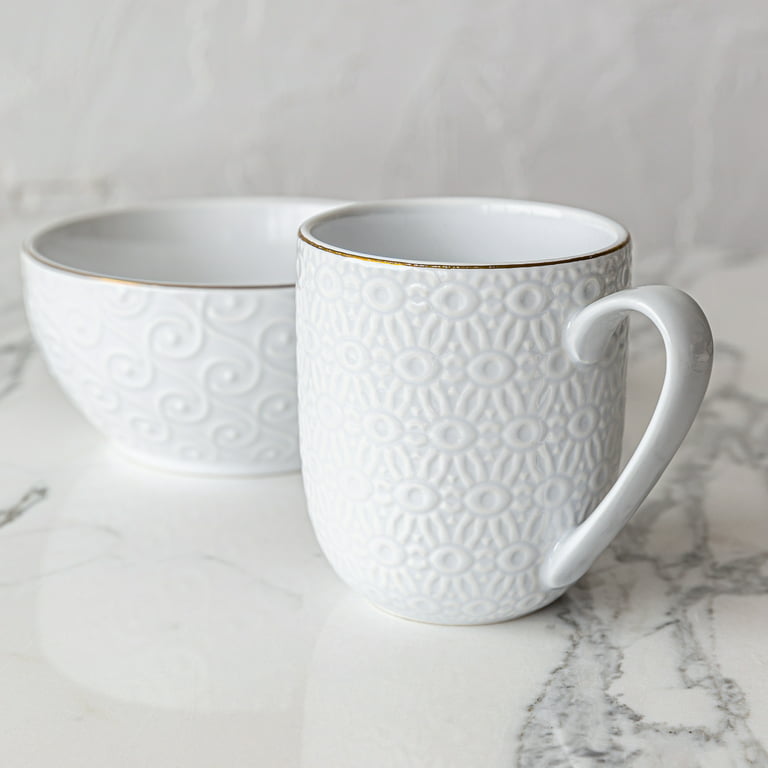 Wide Bottom Narrow Top No Spill Cup Mug White Ceramic I ❤️ Love NY New York