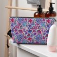 thumbnail image 5 of Picia Cute Nautical Printed Leather Travel Toiletry Bag,Cosmetic Organizer, Makeup Travel Bag, Durable Travel Pouch, Compact Toiletry Bag, Travel Accessories, 5 of 6