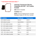thumbnail image 2 of Automatic Transmission Filter Kit - Compatible with 2007 - 2015 Cadillac Escalade 2008 2009 2010 2011 2012 2013 2014, 2 of 2