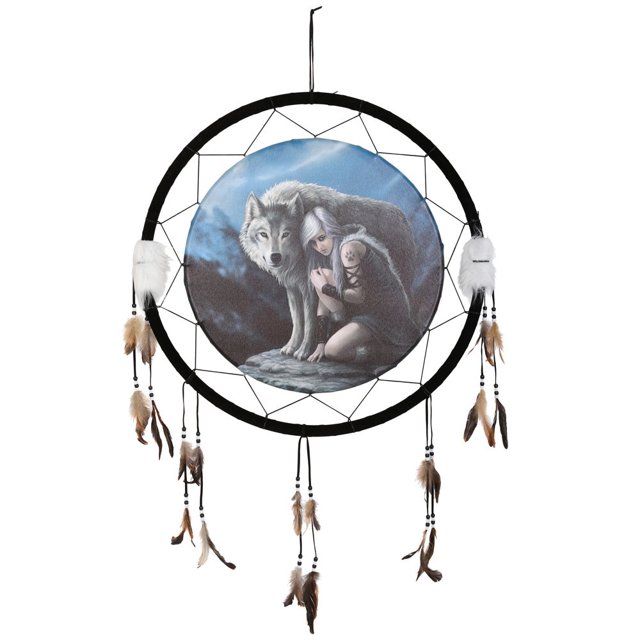 Anne Stokes - Atrapasueños Protector (Multicolor)