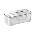 thumbnail image 2 of Bandeja para quesos, mantequillera, caja de almacenamiento, vajilla, accesorios de cocina multiusos Blanco, 2 of 9