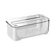 thumbnail image 2 of Recipiente para mantequilla Bandeja para guardar mantequilla Accesorios de cocina Mantequera con tapa transparente Blanco, 2 of 9