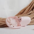 thumbnail image 3 of Mini ventilador de mano portátil, ventilador de de escritorio de 2 velocidades de conmutación para mujeres, oficina, hogar, viajes Rosado perfecl Ventilador de escritorio USB de sobremesa, 3 of 8