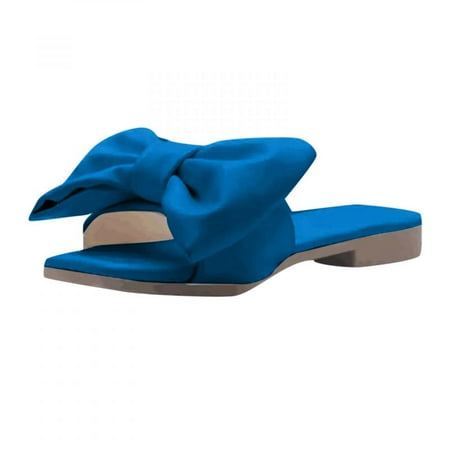 

Homedles Sandals Women- Casual Summer Gift for women Flat Open Toe Comfortable Sandals for Women Blue