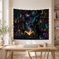 thumbnail image 5 of Magical Apothecary Alchemist'S With Deep Starry Night Sky, Playful Gothic for Cat Lovers, Animal Wall Decor, Halloween Gift, Tapestry Wall Hanging for Bedroom and Dorm, 5 of 7