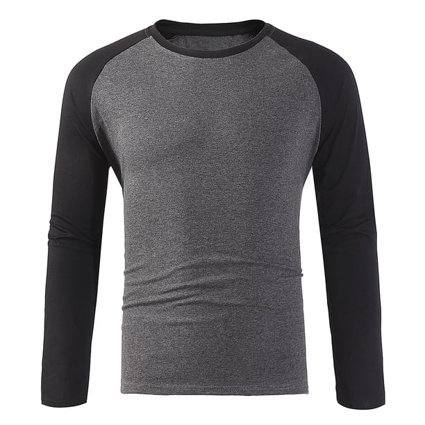 Camiseta informal de verano para hombre: poliéster y spandex, manga larga, versátil para combinar.