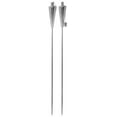 thumbnail image 2 of Sorbus 2-Pack Stainless Steel Torches - 5 ft. Long Garden Patio Décor  (Silver - Cone), 2 of 10