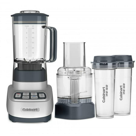 Cuisinart Velocity Ultra Trio Blender/Food Processor with Travel Cups, Silver
