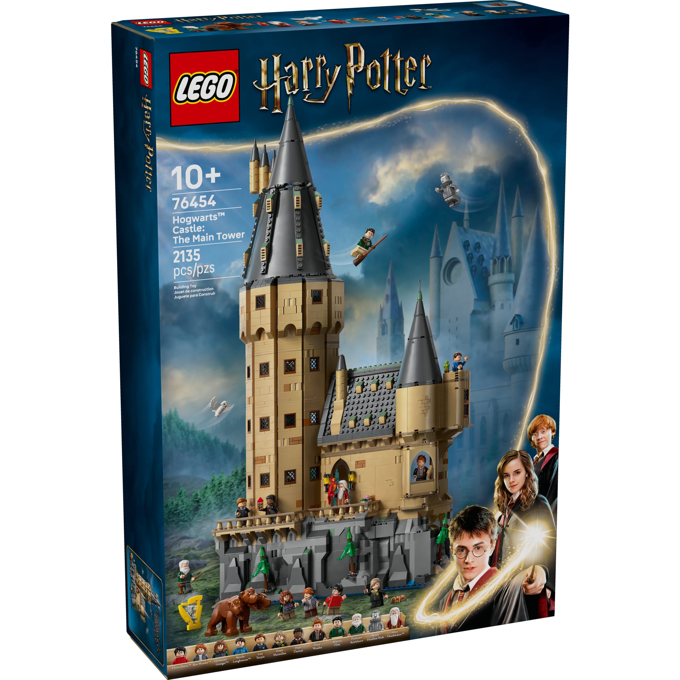 LEGO Harry Potter Hogwarts Castle: The Main Tower - Building Set for Boys and Girls, Ages 10+ - 12 Collectible Minifigures including Harry Potter & Dumbledore - Gift Idea for Birthdays - 76454