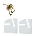 thumbnail image 1 of Wall Mount Skateboard Rack, Strong Load Bearing Acrylic Hangers for Snowboards and Wakeboards, Versatile Storage, 1 of 8