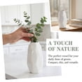 thumbnail image 3 of Unique Bargains Mini Vase Decorative Flower Vase White 2.6"L x 2.6"W x 4.7"H, 3 of 5
