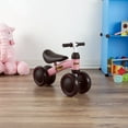 thumbnail image 3 of Lil' Rider 3-Wheel Toddler Bike with Easy Grip Handles, No Pedals, Pink, 40 lbs Max Weight, 3 of 8