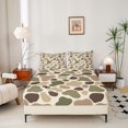 thumbnail image 2 of Manfei Minimalst Camouflage Fitted Sheet Queen, Old Fashion Camo Bedding, Khaki, 3pcs, 1 Fitted Sheet and 2 Pillowcases, 2 of 6
