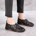 thumbnail image 2 of Zapatos planos Minnieouse para mujer estilo cómodo y flexible suela blanda negro 2023, 2 of 6