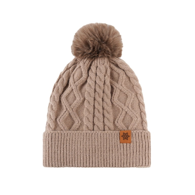 CheerKidz Womens Winter Double Layer Knit Hat Scarf Gloves  display picture 1