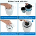 thumbnail image 4 of Air Purifier AP070A & AP070B Replacement Filters, Activated Carbon, High-Efficiency HEPA Filter, 2 Pack, 4 of 5