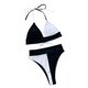 thumbnail image 1 of Traje de baño dividido con estilo para mujer Cintura ahuecada Color de costura Cómodo OAVQHLG3B Store lin121212, 1 of 3