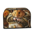 thumbnail image 2 of Honeii Modern Floral Guinea Pig Print 2 slice Toaster Cover, Two Slice Toaster Dust-proof Cover For Kitchen Small Appliance and Fingerprint Protection, 2 of 7
