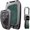 Green-short Keychain, variant on Key Fob Cover Compatible with Chevrolet Silverado Traverse Equinox GMC Sierra 1500 2500HD 2021-2025 Leather/Zinc Alloy 5 Button Keychain Case Holder Protector,Black-long Keychain