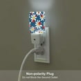 thumbnail image 5 of Cauagu Daisies With Ladybugs Print LED Nightlight,0.5W Night Lights Plug into Wall 1 Pack with Dusk-to-Dawn Light Sensor Soft Glow Lamp for Bathroom Adult Hallway-UK, 5 of 7