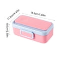 DefiDgd Portable Box Adult Lunch Box with Compartments for Women and ...