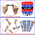 thumbnail image 3 of 40 Pieces Hockey Party Favors, Hockey Silicone Wristbands Hockey Bracelets for Hockey Game Day Boys Girls Teens Birthday Hockey Theme Party Hockey Team Awards Presents, 3 of 5