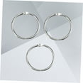 thumbnail image 4 of OULII 20pcs Metal Rings for Crafting in Silver for Binder Usage and Organization, 4 of 5