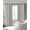 Black ash, variant on Beige Brown Striped Blackout Curtains for Bedroom/Living Room, Thermal Insulated Kitchen Curtains, Modern Farmhouse Geometric Grommet Darkening Window Treatment Drapes 42"x84"x2