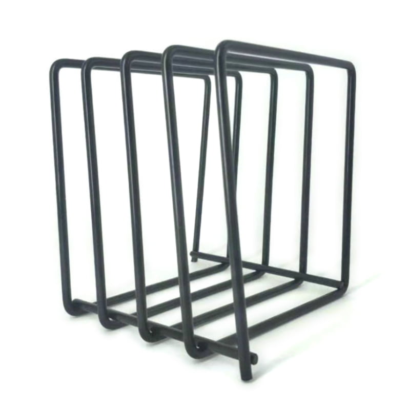 HGYCPP Iron LP Record Rack Square Book Magzine Holder Desk Record