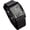 Black, variant on Men's Rectangle Dial Sports Wrist Watches with 7 Colors Optional LED Backlight Multifunctional Alarm Stopwatch 12/24H Rubber Strap Watch