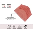 thumbnail image 4 of Home Weavers Waterford Collection 100% Cotton Non-Slip Bathroom Rug Set Machine Washable Bathroom Rug-17"x24", Bath Rug- 21"x34", Bathroom Rug- 24"x40", Coral Color 3 Piece Bath Rug set, 4 of 8