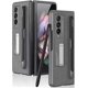 thumbnail image 1 of Funda para Samsung Galaxy Z Fold 3 con bolsillo para S-Pen, cubierta híbrida de cuero y PC, soporte magnético integrado, funda a prueba de golpes todo incluido para Samsung Galaxy., 1 of 4