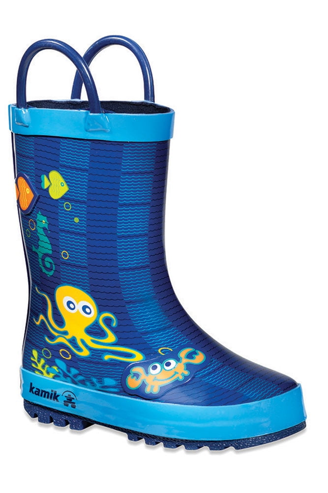 octopus rain boots