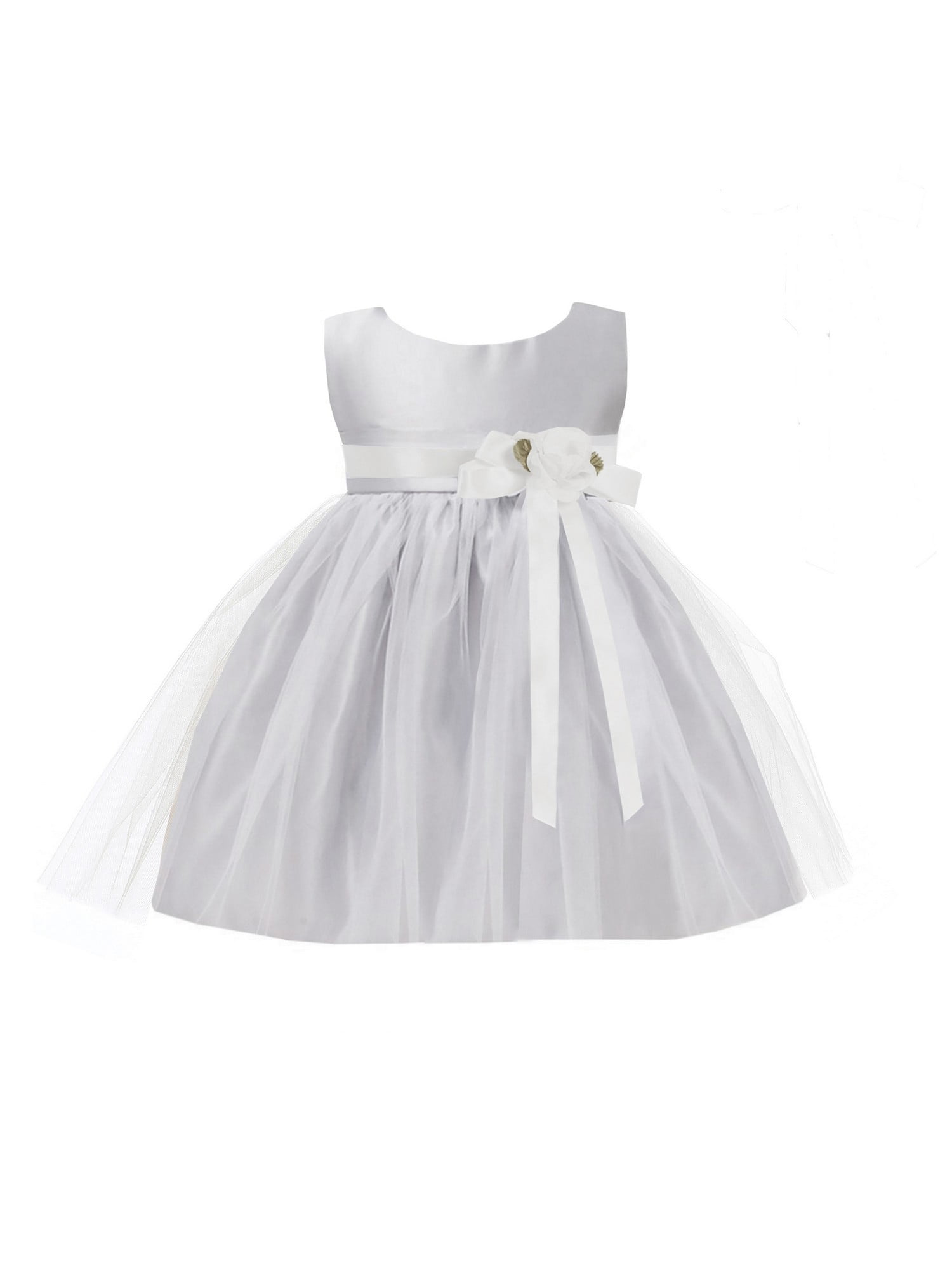 baby girl silver dress