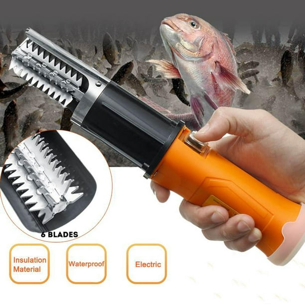 Luzkey Powerful Electric R Seafood Cleaning Tool Cleaner Descaler Scraper Easy Clean Waterproof Automatic Remover For Kitchen Other