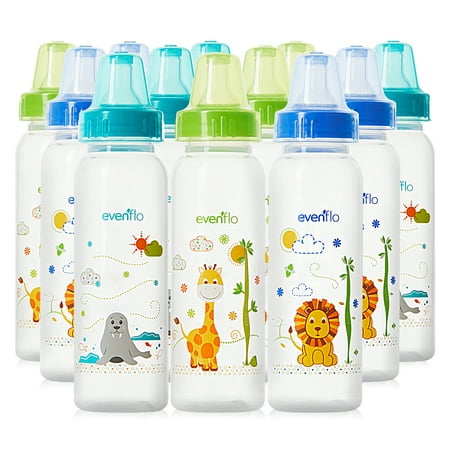 UPC 849409000927 product image for Evenflo Zoo Friends Bottles, 8oz 12 pack | upcitemdb.com