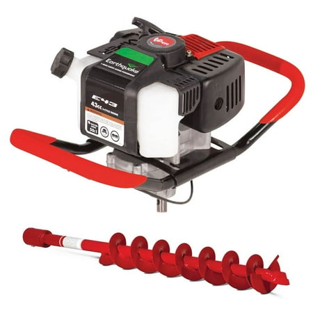 Earthquake E43 Gas Engine Earth Auger Powerhead & EA3F 3" Fishtail Digger Bit