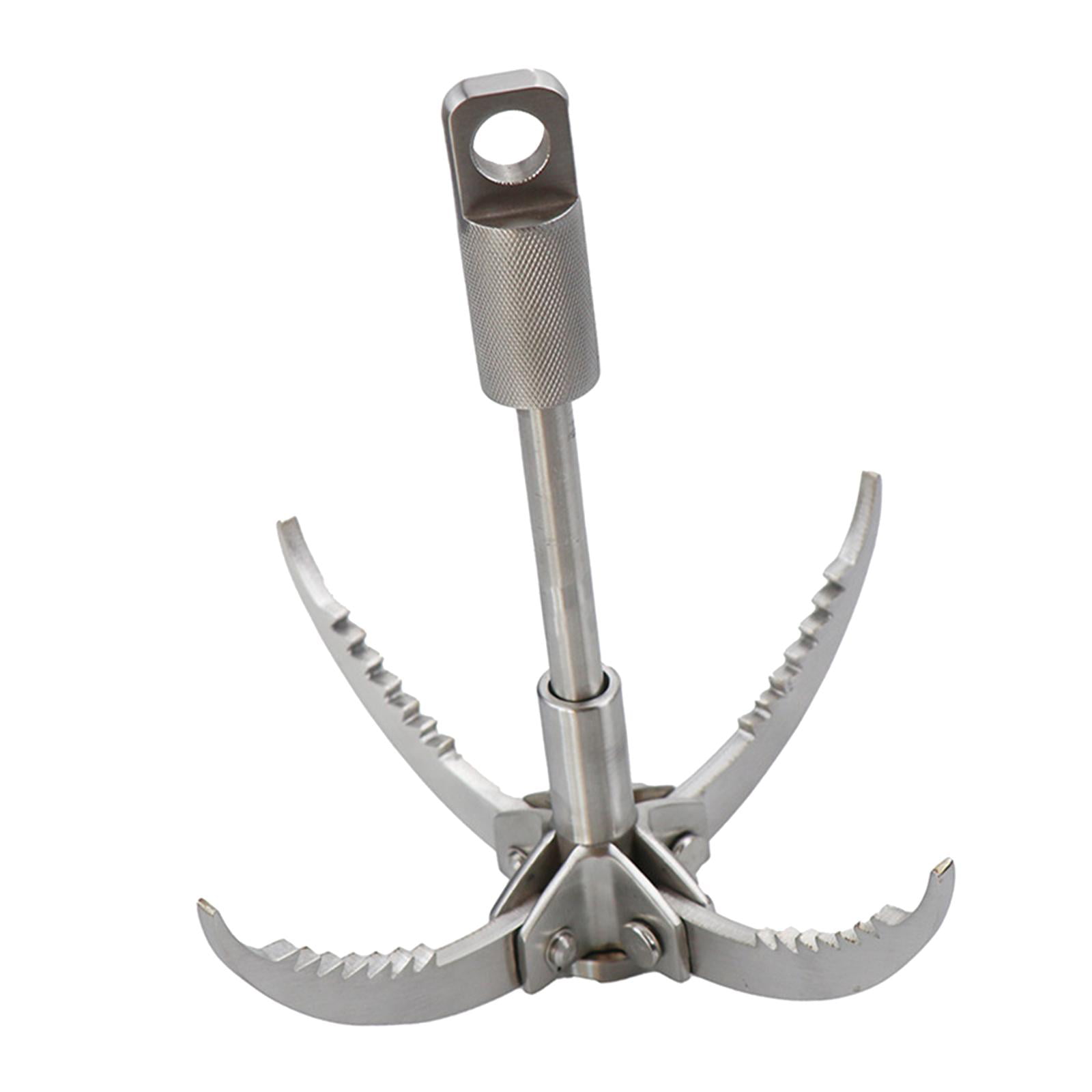 Large Grappling Hook, 4-Claw Folding Stainless Steel Grapple Hooks for  Outdoor Survival, Camping, Hiking, Tree &Mountain Climbing for Sale in  Concord, NC - OfferUp
